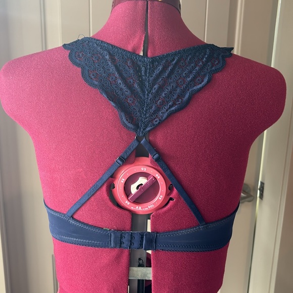 Navy Blue Racerback Aerie Bra - Picture 2 of 3